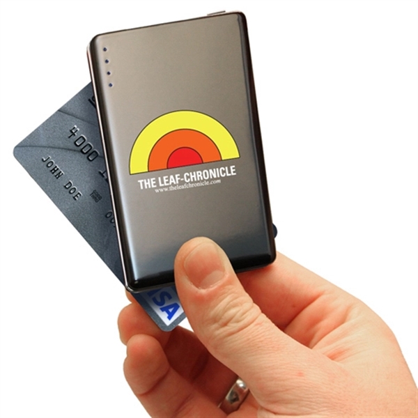 2200 mAh Power Bank Card with 8 GB USB Flash Drive... from ASI 31570 Advantage Industries / AdVantage Line®