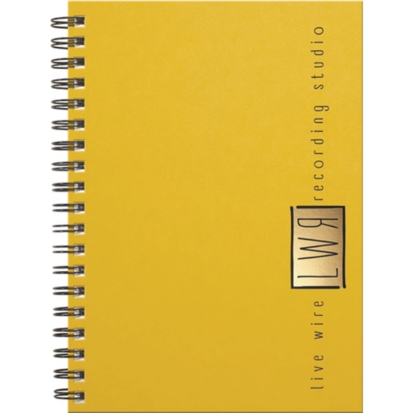 Notebook with 100 sheets of lined paper and black binding wire... from ASI 91340 Journalbooks/Timeplanner Calendars