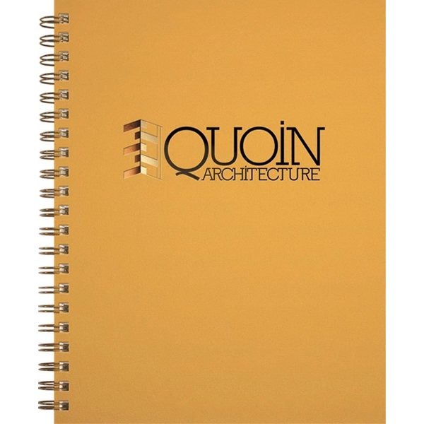 8.5" x 11" Deluxe notebook with foil logo or blind deboss... from ASI 91340 Journalbooks/Timeplanner Calendars