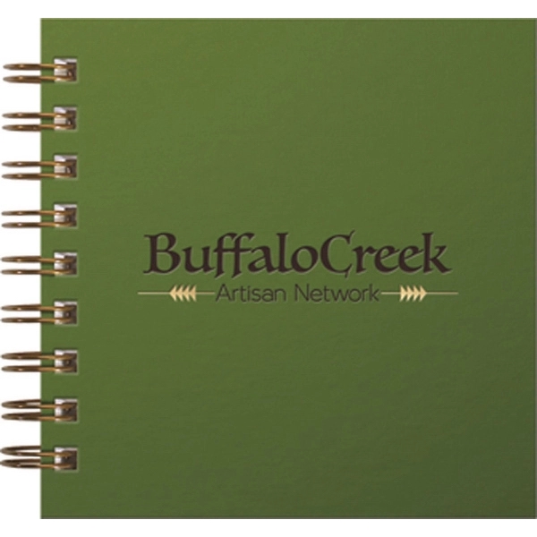 5" x 5" Deluxe square note pad with foil or deboss... from ASI 91340 Journalbooks/Timeplanner Calendars