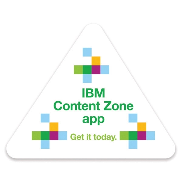 White custom shaped ultra decal measuring 6-11 sq. in. and made... from ASI 66390 LarLu