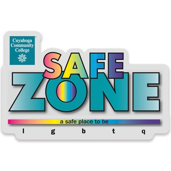 White custom shaped ultra decal measuring 12-18 sq. in. and made... from ASI 66390 LarLu