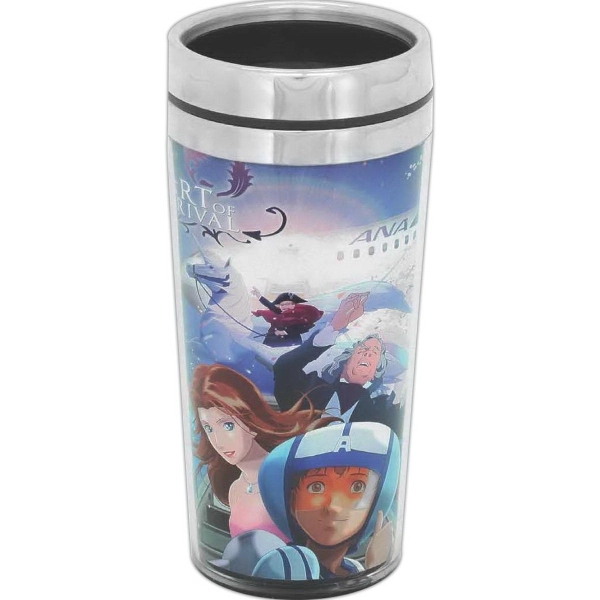 16 oz Double-Walled Stainless Steel Full Color Tumbler.... from ASI 46755 Cosmo Promos