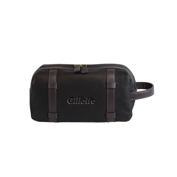 Oxford leather toiletry case. Made of Colombian leather.... from ASI 57702 GoodHopeBags, Inc.