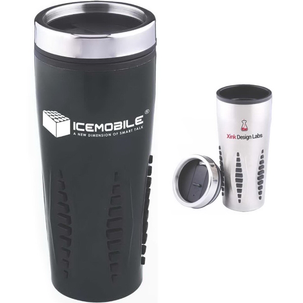 Rocket 17oz. Stainless Steel Tumbler with Plastic Liner... from ASI 46755 Cosmo Promos