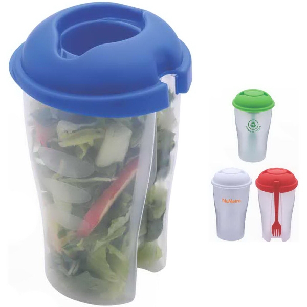 Salad Buddy Salad Shaker with Dressing Cup and Fork... from ASI 46755 Cosmo Promos