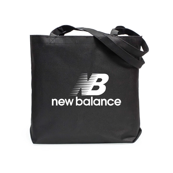 600D polyester tote bags are  made with self fabric handles.... from ASI 30112 ACE Products / Ace Line