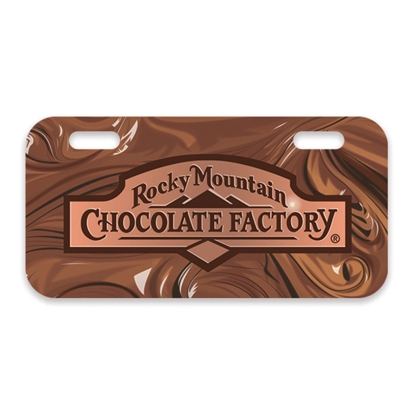 Mini license plate made of polystyrene material measuring 2.5" x 5".... from ASI 66390 LarLu