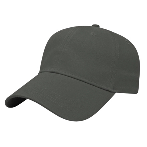 Low profile six panel structured cotton twill cap with two-piece hook... from ASI 43792 Cap America Inc