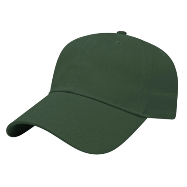 Low profile six panel structured cotton twill cap with two-piece hook... from ASI 43792 Cap America Inc