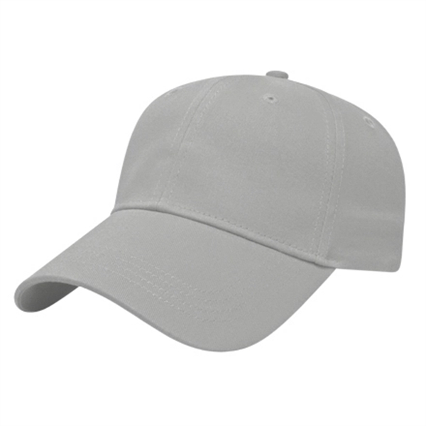 Low profile six panel structured cotton twill cap with two-piece hook... from ASI 43792 Cap America Inc