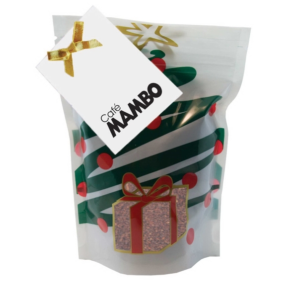 Fresh ground gourmet coffee in 4 oz. gift bag.... from ASI 61125 Hit Promotional Products / Admints & Zagabor