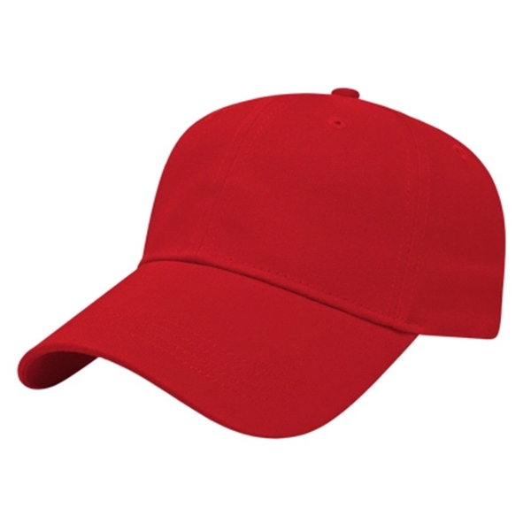 Low profile six panel structured cotton twill cap with two-piece hook... from ASI 43792 Cap America Inc