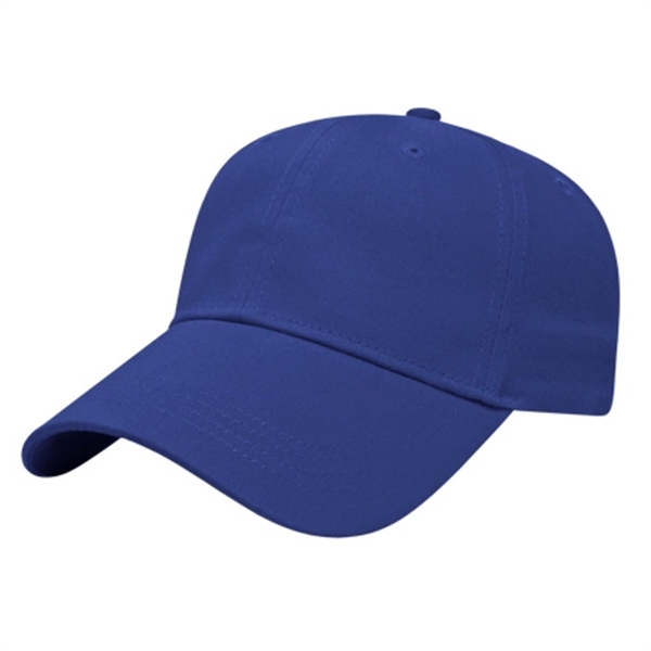 Low profile six panel structured cotton twill cap with two-piece hook... from ASI 43792 Cap America Inc