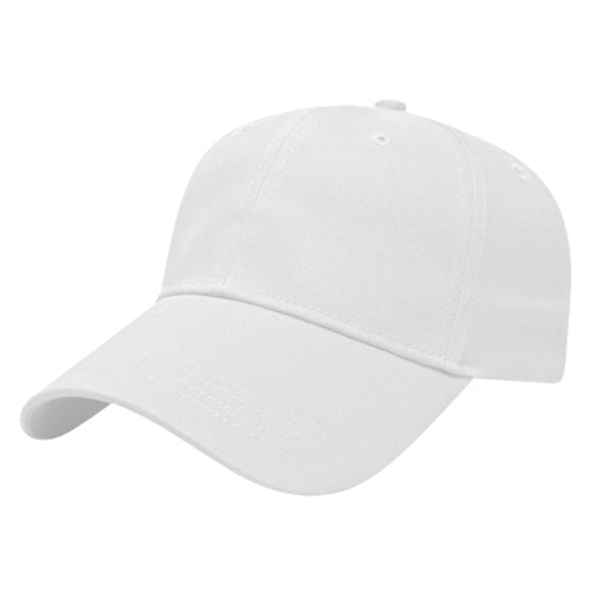 Low profile six panel structured cotton twill cap with two-piece hook... from ASI 43792 Cap America Inc
