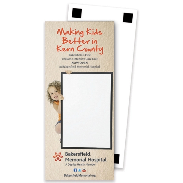 Rectangle shaped memo board measuring 4" x 9.25" with write-on wipe-off... from ASI 66390 LarLu