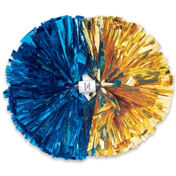 6" 2-color fluffed metallic show pom with contrasting ends, a hidden... from ASI 66390 LarLu