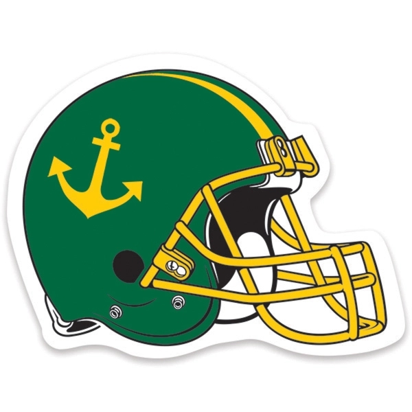 Helmet shaped large car magnet that's 34 mil thick and measuring... from ASI 66390 LarLu