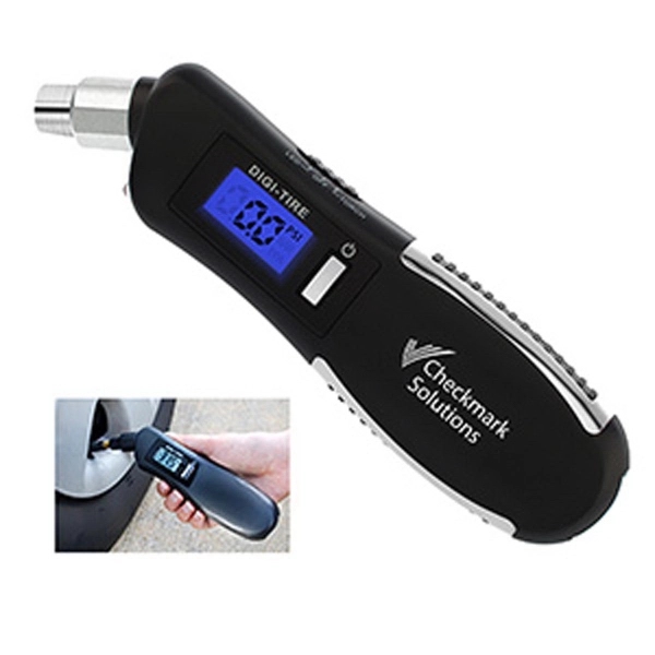7" x 1 1/2" x 3/4" tire pressure gauge that measures... from ASI 63776 KTI Networks Inc / KTI Promo
