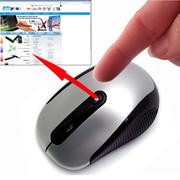 3 3/4" x 2 1/2" x 1 1/2" wireless mouse with... from ASI 63776 KTI Networks Inc / KTI Promo