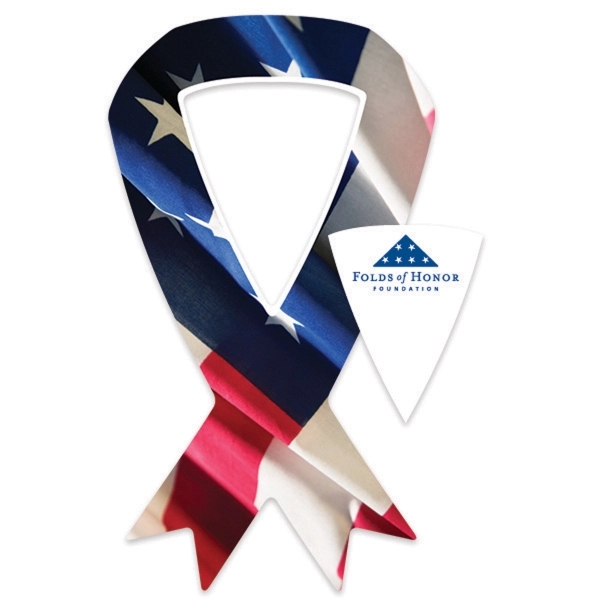 Ribbon shaped small car magnet that's 34 mil thick and measuring... from ASI 66390 LarLu