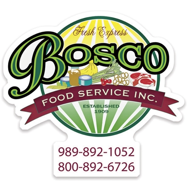 Die cut custom shape magnet in a size of up to... from ASI 66390 LarLu