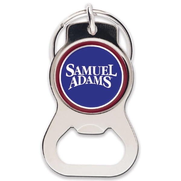 Round key ring made in the USA in silver with a... from ASI 66390 LarLu