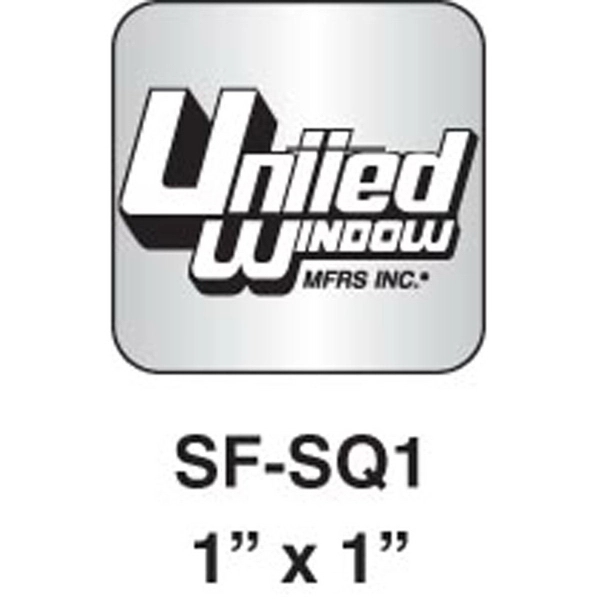 Square foil stickers with permanent adhesive on a roll.... from ASI 79392 Premiums Plus Inc / Premiums Plus Canada