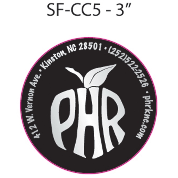 Circle/Oval foil paper stickers on rolls of 500.... from ASI 79392 Premiums Plus Inc