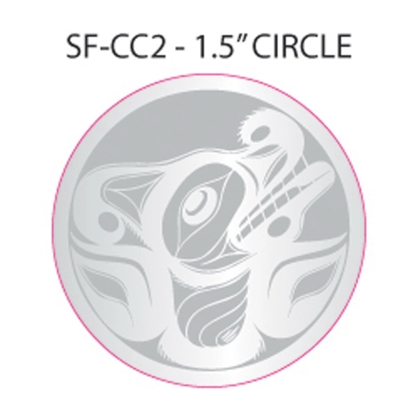 Circle/Oval foil paper stickers on rolls of 500.... from ASI 79392 Premiums Plus Inc