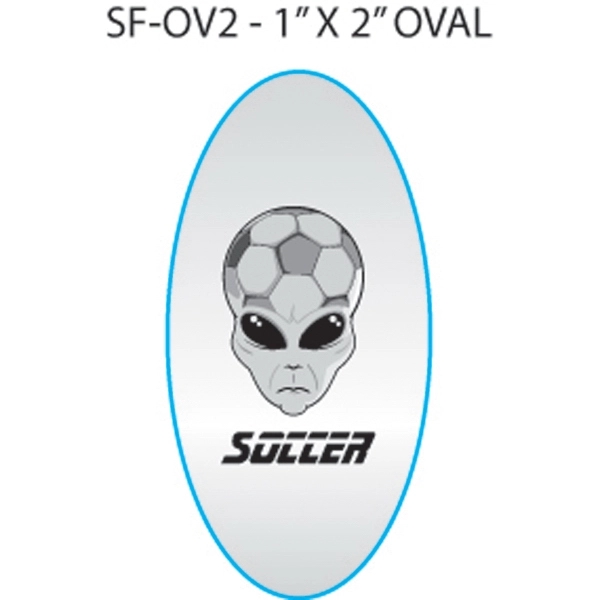 Circle/Oval foil paper stickers on rolls of 500.... from ASI 79392 Premiums Plus Inc