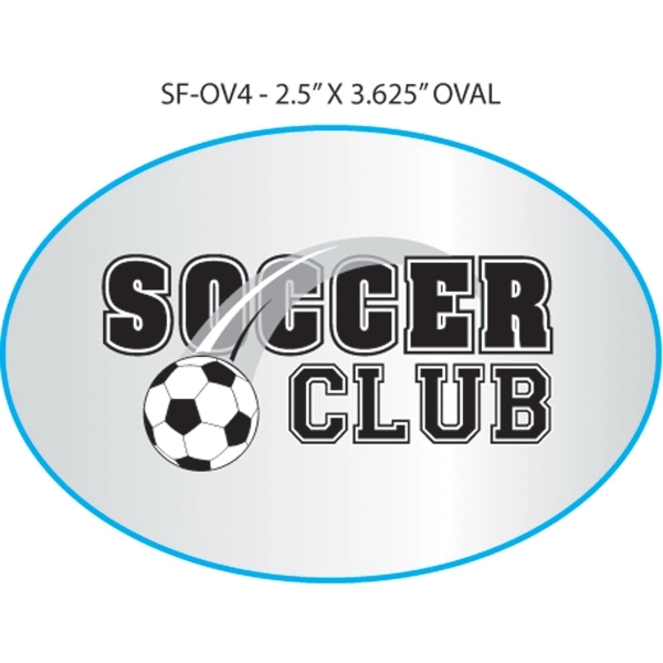 Circle/Oval foil paper stickers on rolls of 500.... from ASI 79392 Premiums Plus Inc