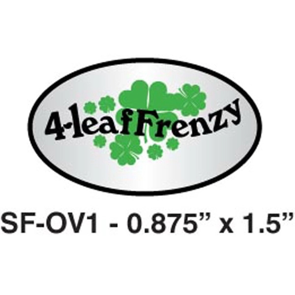 Circle/Oval foil paper stickers on rolls of 500.... from ASI 79392 Premiums Plus Inc