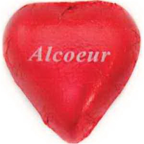 Imprinted chocolate heart.... from ASI 44900 NC Custom (CI/Lanco)