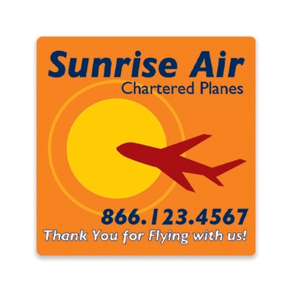 Laminated magnet in the shape of a square measuring 2" x... from ASI 66390 LarLu