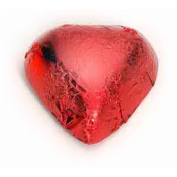 Blank foil wrapped chocolate candy hearts.... from ASI 44900 NC Custom (CI/Lanco) / A La Carte Line