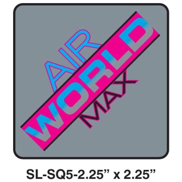Square stickers with removable adhesive individually sheeted. - Made with our... from ASI 79392 Premiums Plus Inc