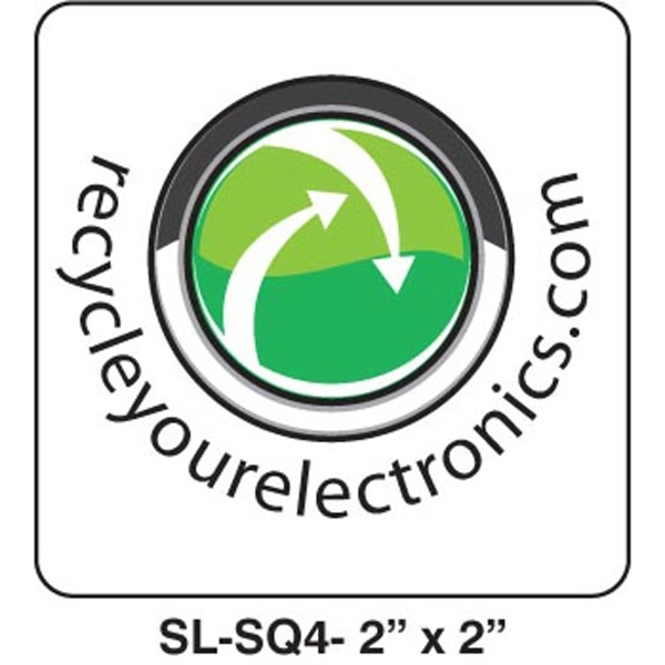 Square stickers with removable adhesive individually sheeted. - Made with our... from ASI 79392 Premiums Plus Inc