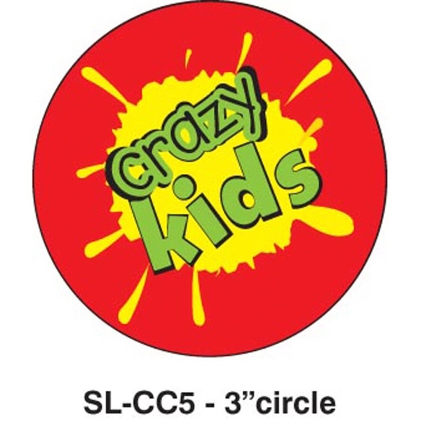 Individual sheeted circle and oval shape stickers. Made with our Recyclable... from ASI 79392 Premiums Plus Inc