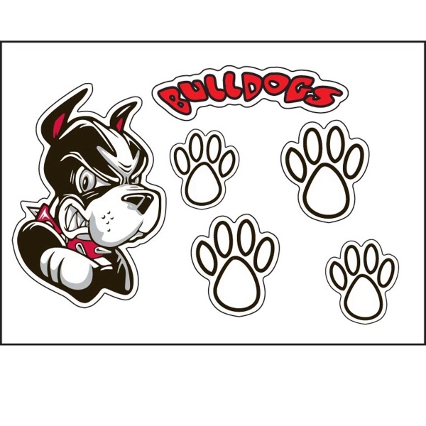 Custom paper sticker sheet. Made with our Recyclable Enviroliner - 100%... from ASI 79392 Premiums Plus Inc