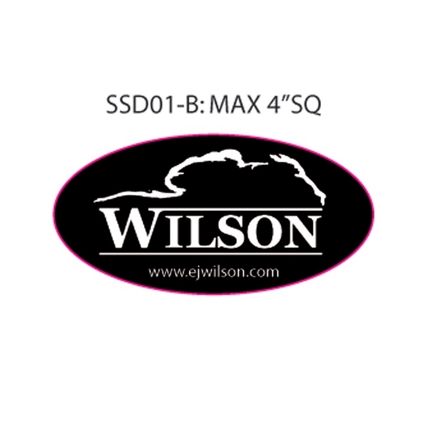 Custom shaped vinyl decal, 1" to 4" square inches.... from ASI 79392 Premiums Plus Inc