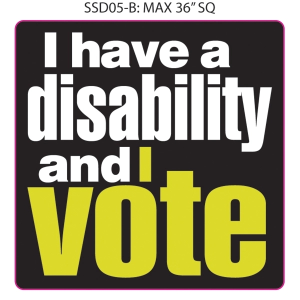 Custom shaped vinyl decal,  24.1" up to 36" square inches.... from ASI 79392 Premiums Plus Inc