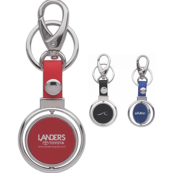 Keychain made of metal with a vibrant colored surface for your... from ASI 46755 Cosmo Promos