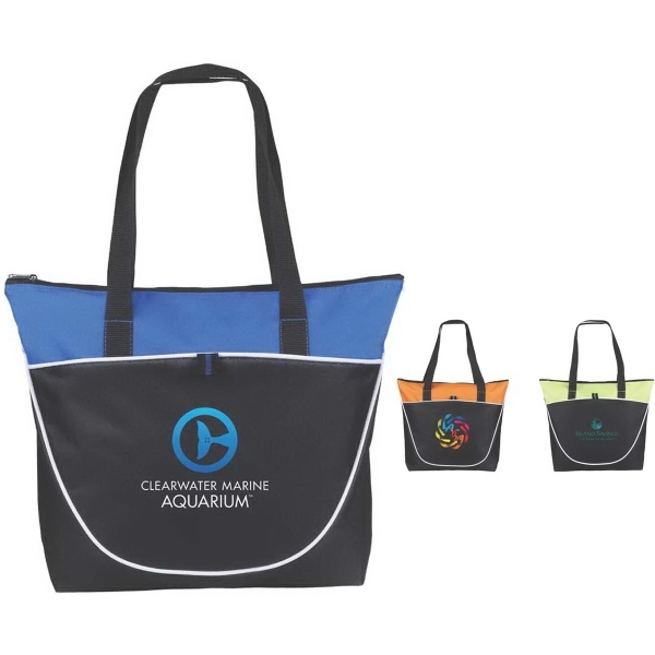 Poly canvas tote, 14" x 17" x 4".... from ASI 46755 Cosmo Promos