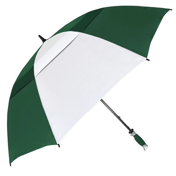 Manual opening umbrella with 62" arc, all fiberglass construction and alternating... from ASI 89955 StrombergBrand / Stromberg Brand Stromberg
