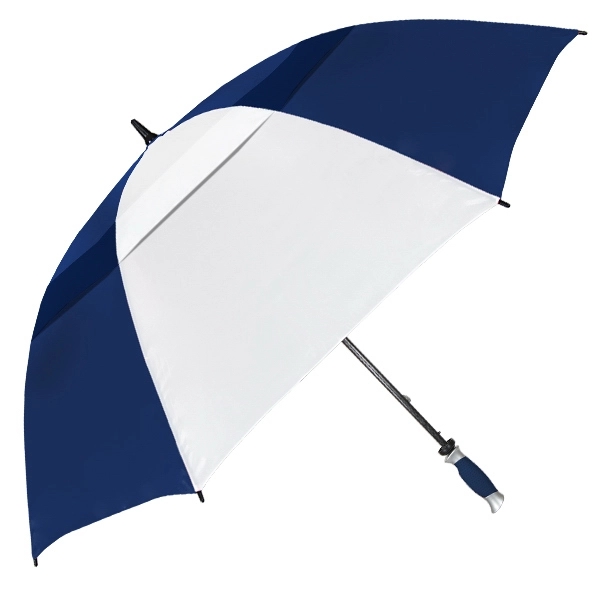 Manual opening umbrella with 62" arc, all fiberglass construction and alternating... from ASI 89955 StrombergBrand / Stromberg Brand Stromberg