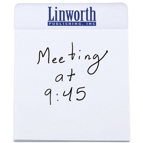 3" x 3 1/2" white note pad with 25 self-adhesive sheets... from ASI 43051 CPS / Keystone CPS CPS/Keystone