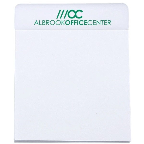 3" x 3 1/2" white note pad with 25 self-adhesive sheets... from ASI 43051 CPS / Keystone CPS CPS/Keystone