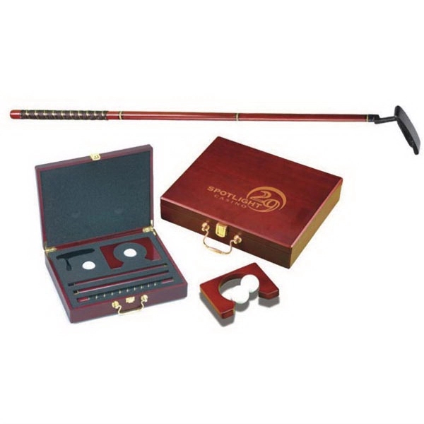 Golf putter set in a wood case, great for travel.... from ASI 36988 Artek USA Inc / Artek™