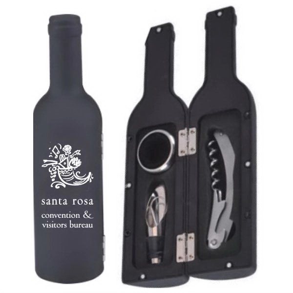 Wine set tools in a plastic bottle container.... from ASI 36988 Artek USA Inc / Artek™
